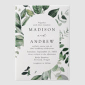 Overvloedig Grieks Ovaal Lijst Weddenschap Vellum Uitnodigingen (Voorkant)