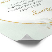 Overvloedig groen gebladerte goud lijst Open bar t Poster (Hoek)