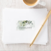 Overvloedig groen loof eucalyptus salie goud etiket (Insitu)