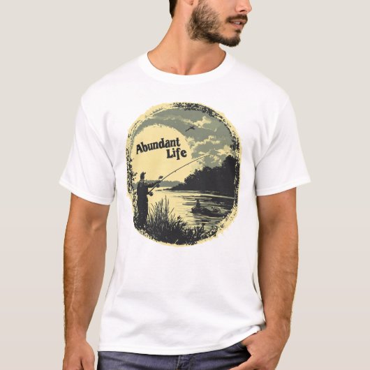 Overvloedig leven Gevist T-shirt (voorzijde) (Voorkant)