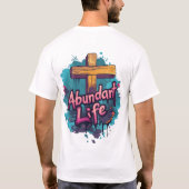 Overvloedig leven: Graffiti Faith Edition T-shirt (Achterkant)