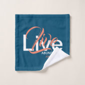 OVERVLOEDIG LEVEN Johannes 10:10 Modern Christelij Bad Handdoek (Wasdoekje)