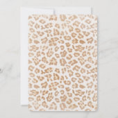 Overvloedig Oerwoud Planten Baby shower voor luipa Kaart (Achterkant)