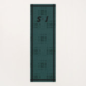 Overvloedig op moderne Mannen Yogamat (Achterkant)