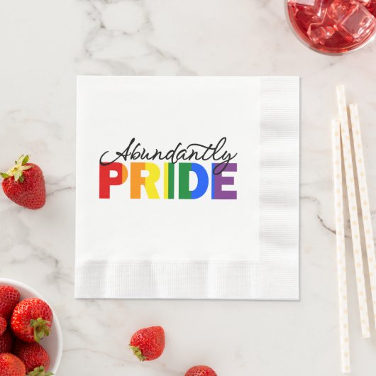 Overvloedig Pride Paper Napkin Servet (Insitu)