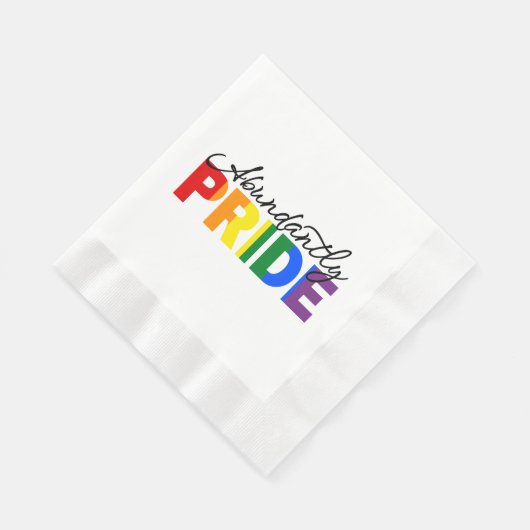 Overvloedig Pride Paper Napkin Servet (Hoek)