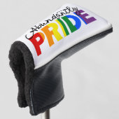 Overvloedig Pride Rainbow Gay Proud Golf Head Hoes Golfheadcover (3/4 voorkant)
