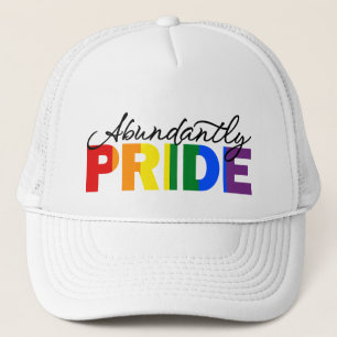 Overvloedig Pride Rainbow Gay Trotse Trucker Hoed Pet