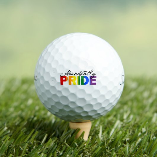 Overvloedig Pride Rainbow Golfballen (Insitu Shirt)
