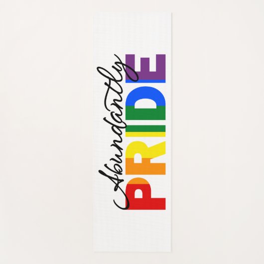 Overvloedig Pride Rainbow Yogamat (Voorkant)
