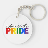 Overvloedig trots om gay acryl Sleutelhanger te zi (Achterkant)