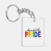 Overvloedig trots om gay acryl Sleutelhanger te zi (Voorkant Links)