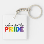 Overvloedig trots om gay acryl Sleutelhanger te zi (Achterkant)