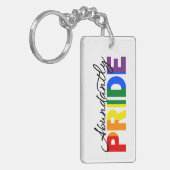 Overvloedig trots om gay acryl Sleutelhanger te zi (Voorkant Links)