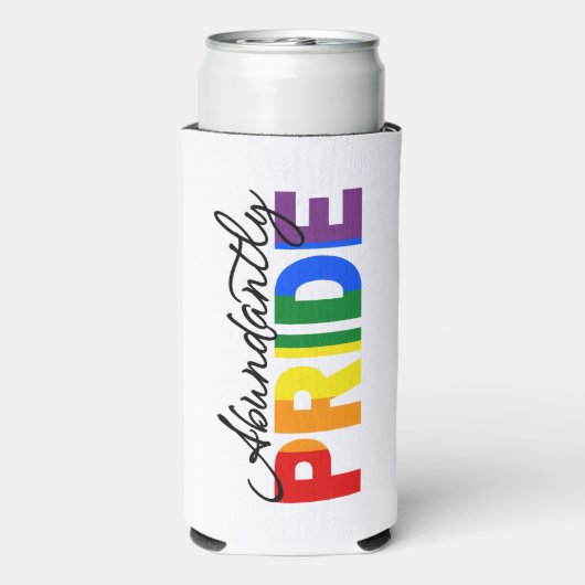 Overvloedig trots om homo Drink koeler te zijn (Seltzer Achterkant)