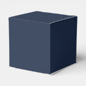 Overvloedige blauwe bruiloft bedankdoosjes (Achterkant)