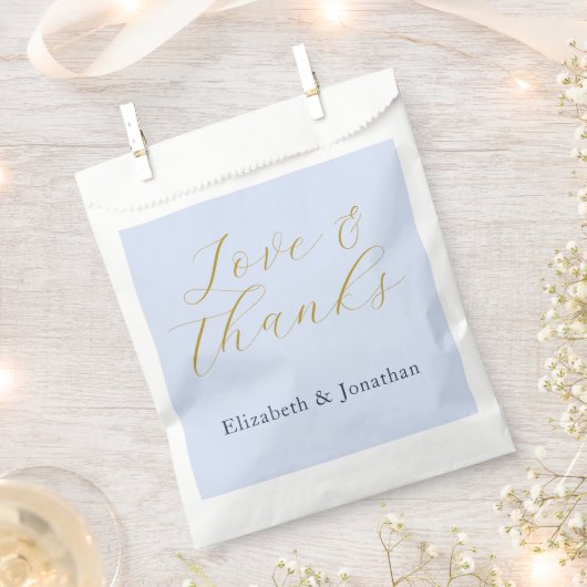 Overvloedige blauwe bruiloft bedankzakje (Geknipt)