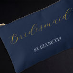 Overvloedige blauwe bruiloft etui<br><div class="desc">Elegant gouden script bruiloft met weelderige tinten blauw</div>
