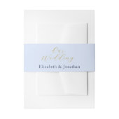 Overvloedige blauwe bruiloft uitnodigingen wikkel (Voorkant Voorbeeld)