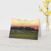 Overvloedige Blessings aanmoedigingskaart Kaart (Gele Bloem)