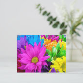 Overvloedige bloemen briefkaart (Staand voorkant)