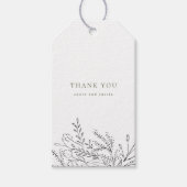 Overvloedige Boeket Bedankt Cadeaulabel (Voorkant)