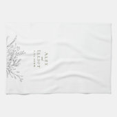 Overvloedige Boeket Bruiloft Keukenhanddoek (Horizontaal)