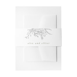 Overvloedige Boeket Huwelijk Uitnodigingen Wikkel