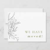 Overvloedige Boeket Verhuisbericht Save The Date (Voorkant)