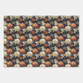 Overvloedige boho bloemen terracotta koper verbran inpakpapier vel (Voorkant 2)