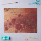 Overvloedige bordeauxrode Franse rozen Tissuepapier (Craft)