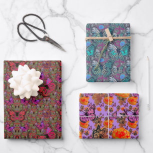 Overvloedige Butterflies Inpakpapier Vel