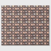 Overvloedige Chocolade Cadeaupapier (Vlak)