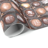 Overvloedige Chocolade Cadeaupapier (Rol Hoek)