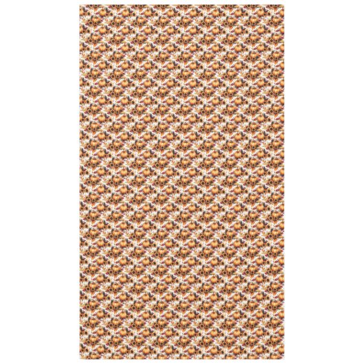 Overvloedige Cornucopia Thanksgiving Feest Tafelkl Tafelkleed (Voorkant)