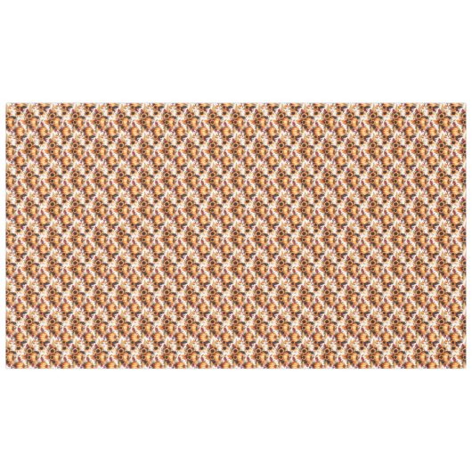 Overvloedige Cornucopia Thanksgiving Feest Tafelkl Tafelkleed (Voorkant (Horizontaal))