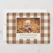 Overvloedige dankbaarheid | Thanksgiving-fotokaart Feestdagenkaart (Achterkant)