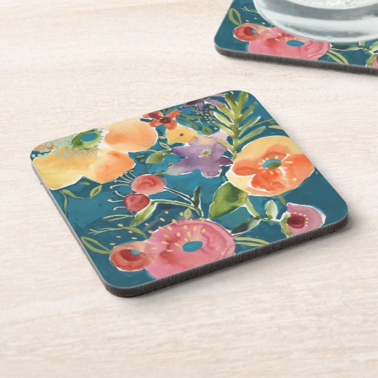 Overvloedige Florals I Bier Onderzetter (Linkerzijde)