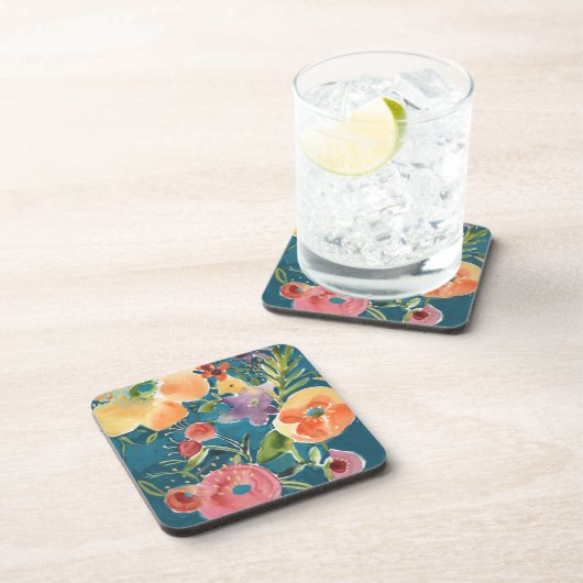 Overvloedige Florals I Bier Onderzetter (Rechterzijde)