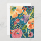 Overvloedige Florals I Briefkaart (Voorkant / Achterkant)