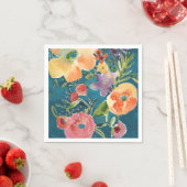 Overvloedige Florals I Servet (Insitu)