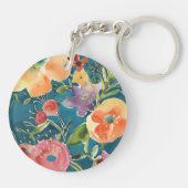 Overvloedige Florals I Sleutelhanger (Achterkant)