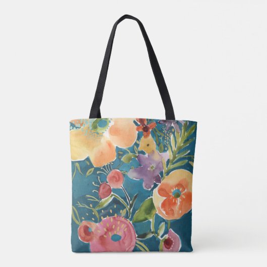 Overvloedige Florals I Tote Bag (Achterkant)