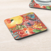 Overvloedige Florals III Bier Onderzetter (Linkerzijde)