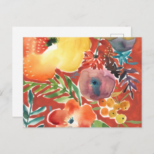 Overvloedige Florals III Briefkaart (Voorkant / Achterkant)