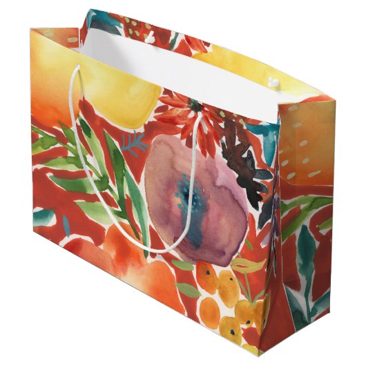 Overvloedige Florals III Groot Cadeauzakje (Achterkant Gekanteld)