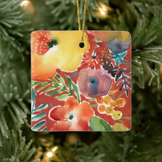 Overvloedige Florals III Keramisch Ornament (Boom)
