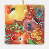 Overvloedige Florals III Keramisch Ornament (Voorkant)
