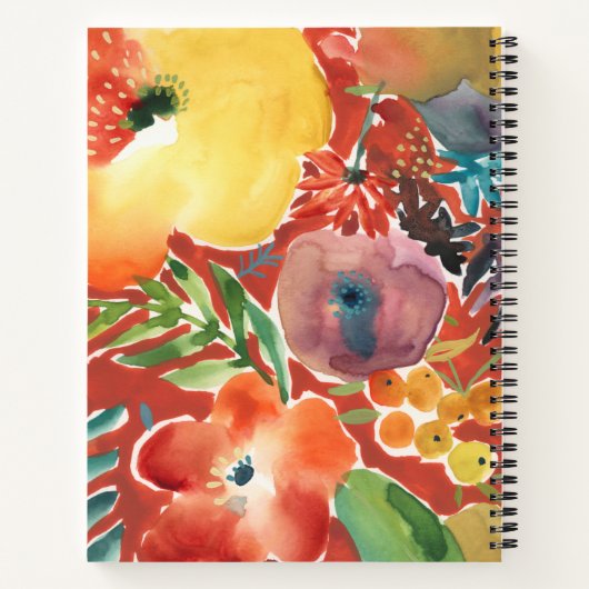 Overvloedige Florals III Notitieboek (Achterkant)