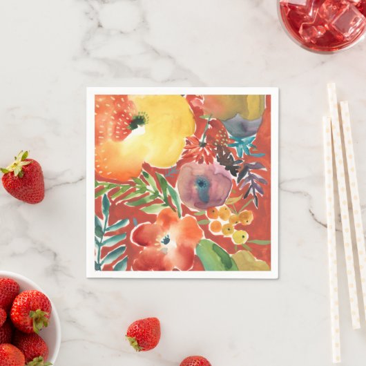 Overvloedige Florals III Servet (Insitu)